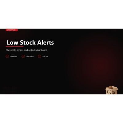 Low Stock Alerts